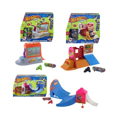HOT WHEELS SKATE PISTA JUGUETE SKATE PARK PARA FINGERBOARD MATTEL