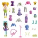 POLLY POCKET SET DE JUEGO PAQUETE DE MODAS GRANDE MATTEL