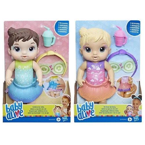 MUÑECA BEBÉ BABY ALIVE SPA ADVENTURES MULTICOLOR HASBRO