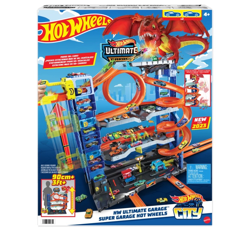 HOT WHEELS CITY PISTA SUPER GARAGE MATTEL