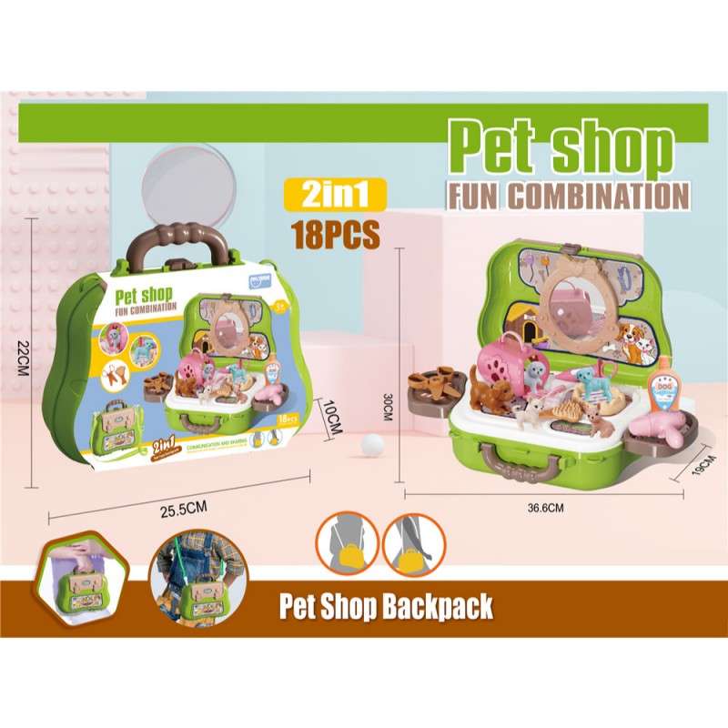 SET TIENDA DE MASCOTAS MALETIN