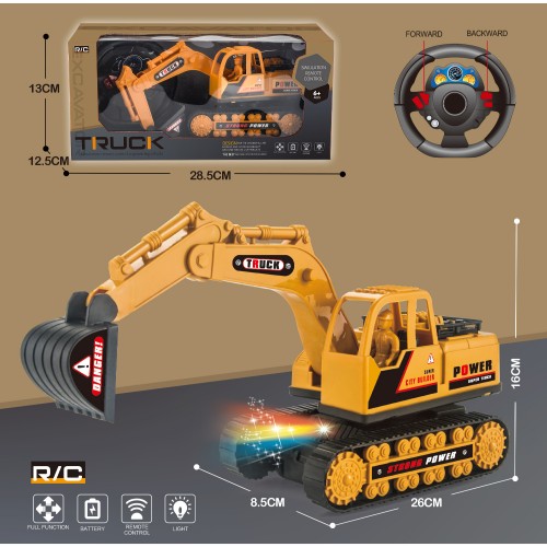 RETROEXCAVADORA POWER R/C PILAS CAJA