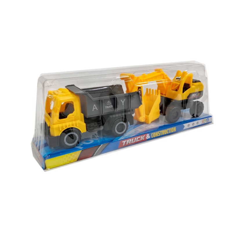 VOLQUETA Y EXCAVADORA BASE Y TAPA