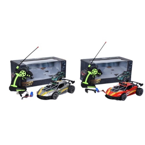 CARRO ALLOY R/C BATERIA RECARGABLE CAJA
