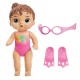 Muñeca Baby Alive Sunny La Nadadora Pelo Castaño Hasbro F8141