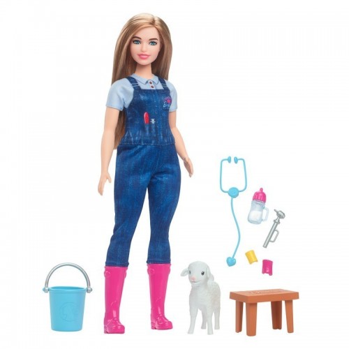 MUÑECA BARBIE PROFESIONES SET DE LUJO