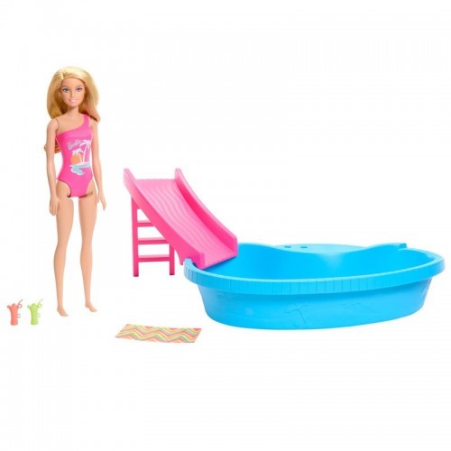 BARBIE PISCINA CON MUÑECA