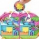 MUÑECA POLLY POCKET  COMPACTO MUNDO SORPRESA PERRITO EN MOTO