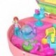 MUÑECA POLLY POCKET  COMPACTO MUNDO SORPRESA PERRITO EN MOTO