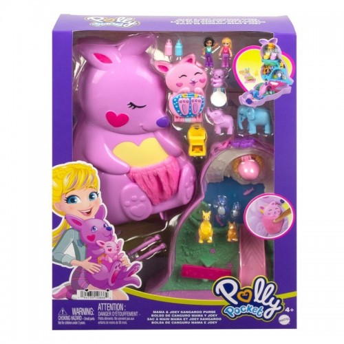 MUÑECA POLLY POCKET COMPACTO DE BOLSA DE CANGURO