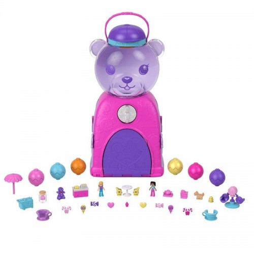 MUÑECA POLLY POCKET COMPACTO DE MAQUINA DE DULCES DE OSITO