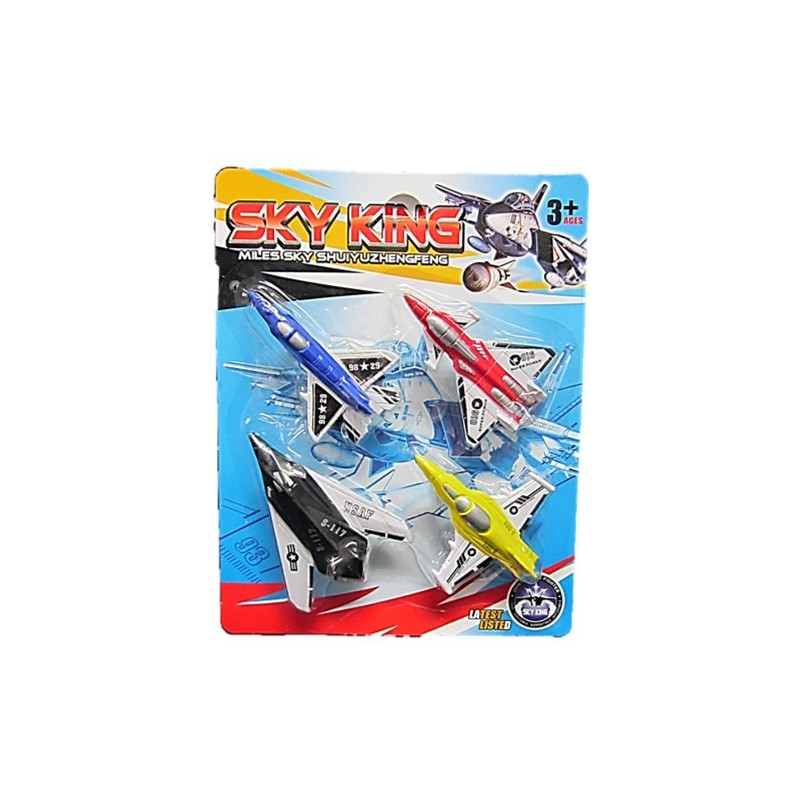 SET AVIONES SKY FRICCION X 4 BLISTER