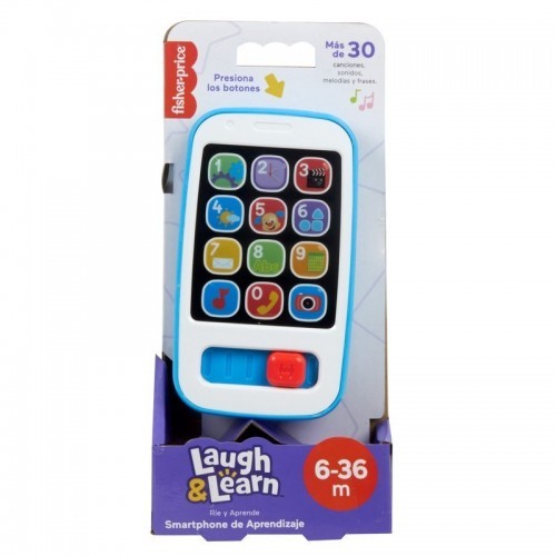 FISHER PRICE RÍE Y APRENDE SMARTPHONE DE APRENDIZAJE AZUL