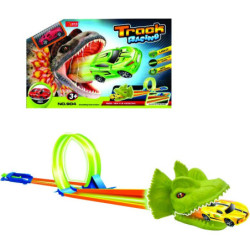 PISTA MANUAL DINOSAURIO GLOW CAJA
