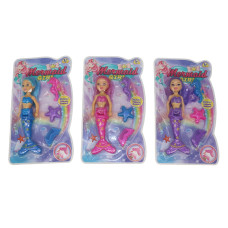 MUÑECA SIRENA PARA PEINAR BLISTER