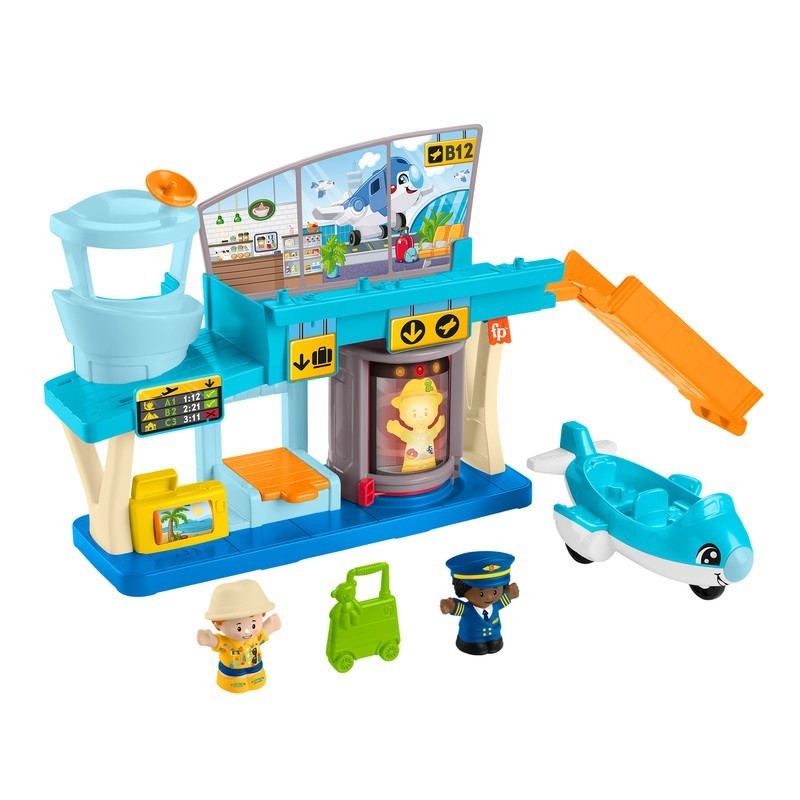 FISHER PRICE LITTLE PEOPLE AEROPUERTO AVENTURAS DIARIAS