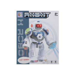 ROBOT XH PILAS LUZ Y SONIDO CAJA