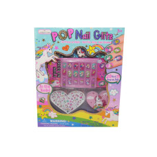 SET BELLEZA UÑAS UNICORNIO CAJA