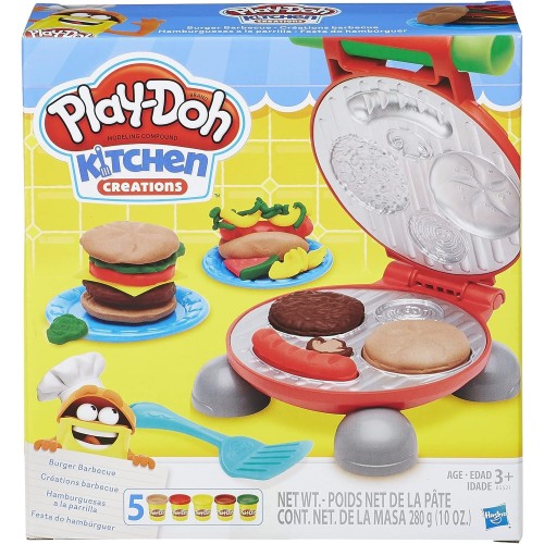 PLAY DOH HAMBURGUESAS A LA PARRILLA