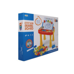 TABLERO CON MESA Y LETRAS MAGNETICAS CAJA
