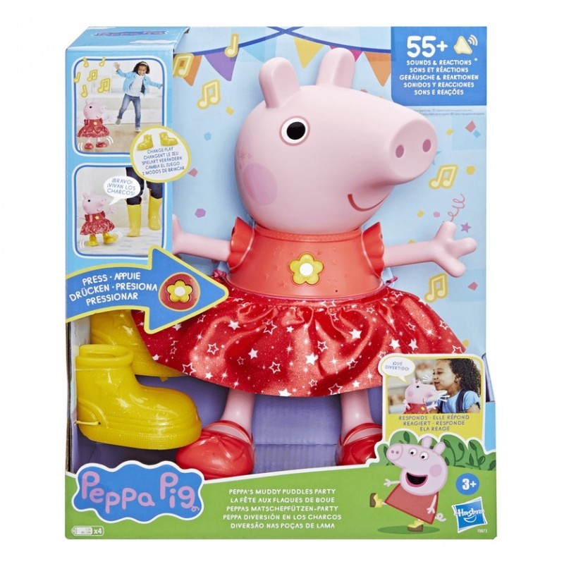 Muñeca Peppa Pig Peppa Diversión En Los Charcos