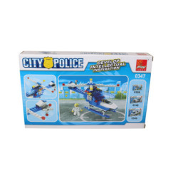JUEGO DE BLOQUES HELICOPTERO 122 PIEZAS CAJA