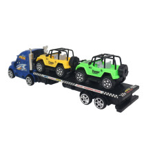 TRACTOMULA TRUCK CON CARROS CAJA