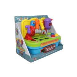 SET HERRAMIENTAS TOOL PILAS CAJA