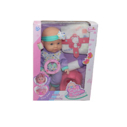 MUÑECO CUTE BABY 4 SONIDOS CAJA