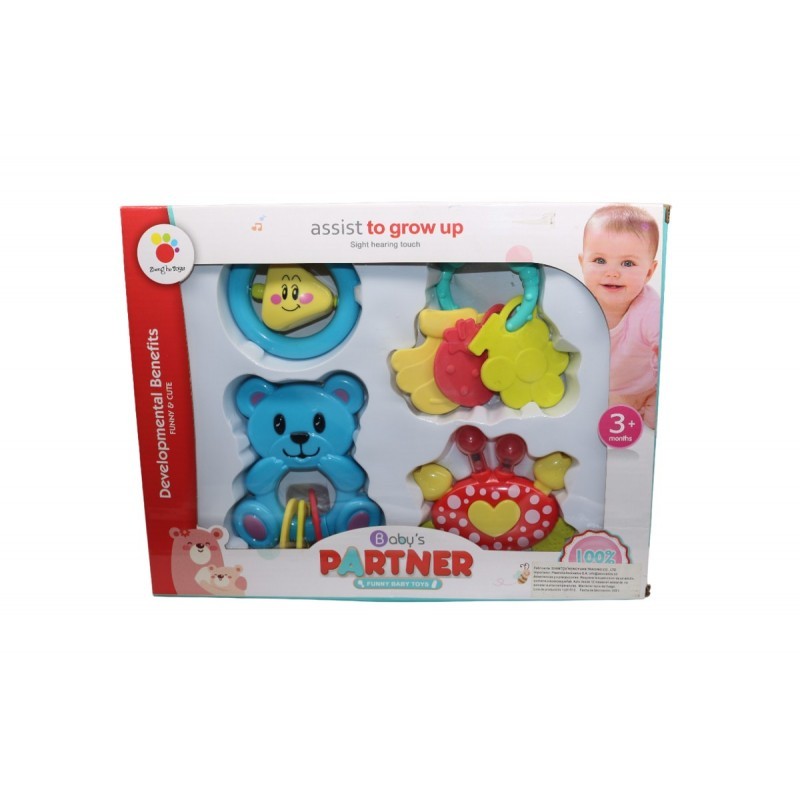 SONAJERO BABYS PARTNER X 4 CAJA