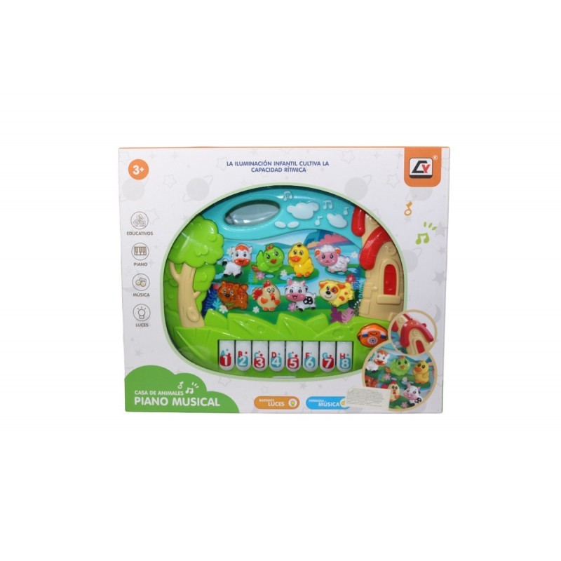 PIANO BOSQUE DE ANIMALES CAJA