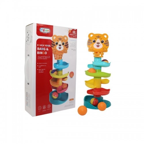 JUEGO DE BLOQUES TIGRE TOBOGAN 12 PIEZAS