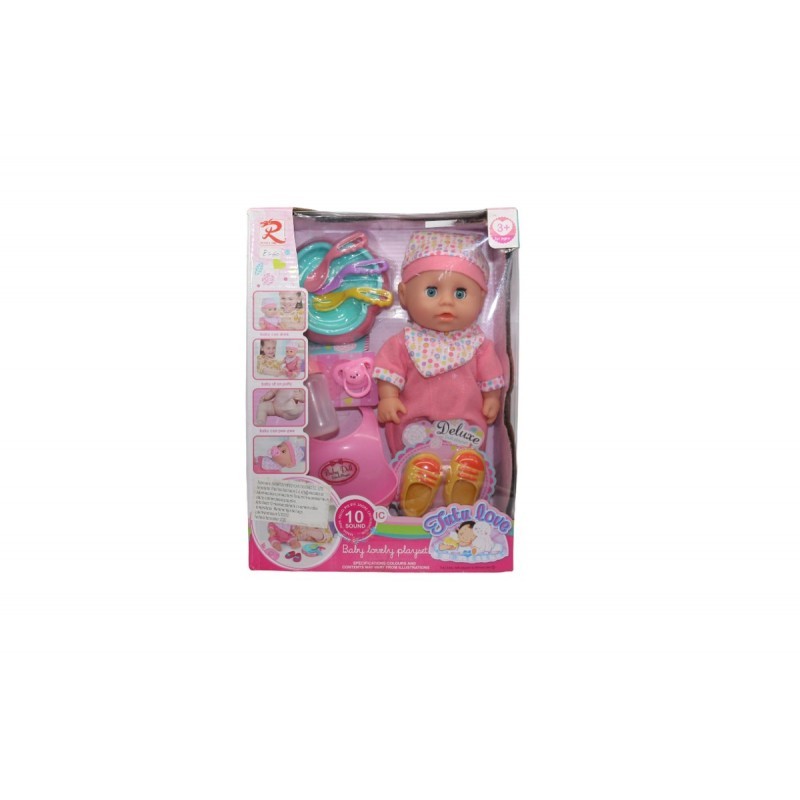 MUÑECO TUTU LOVE 10 SONIDOS CON ACCESORIOS CAJA