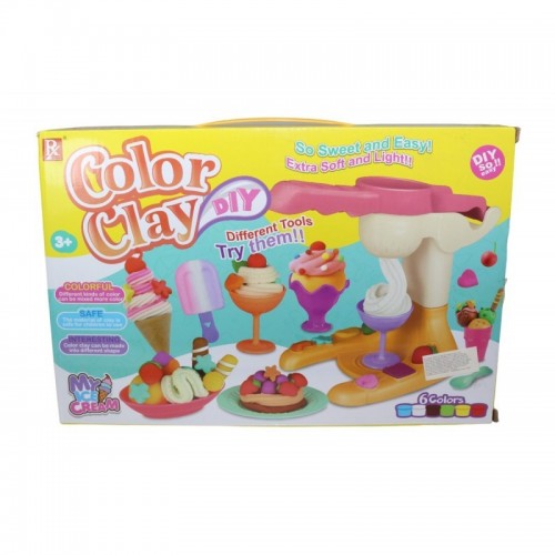 PLASTILINA FABRICA DE HELADOS COLOR CLAY CAJA