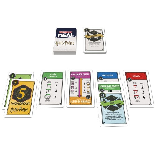JUEGO DE MESA MONOPOLY DEAL HARRY POTTER