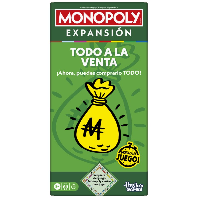 JUEGO DE MESA MONOPOLY EXPANSIÓN TODO A LA VENTA