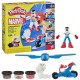 MASAS Y PLASTILINAS PLAY-DOH MARVEL SET MOTO CORTADORA CAPITÁN AMÉRICA