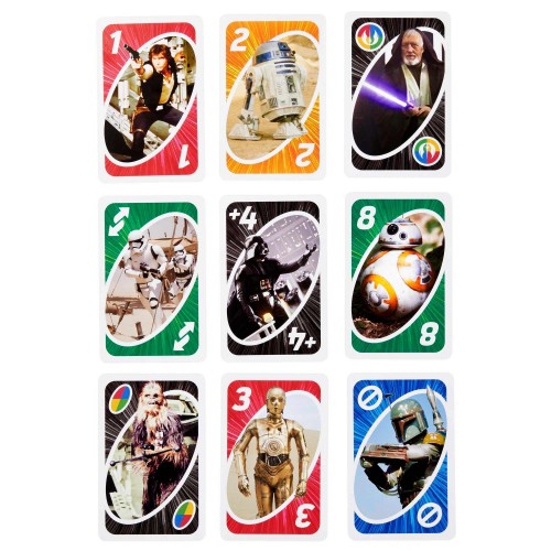 JUEGO DE CARTAS UNO STAR WARS