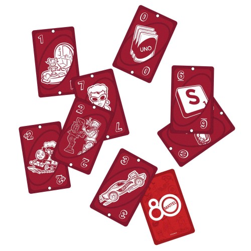 JUEGO DE CARTAS UNO MATTEL 80 ANIVERSARIO