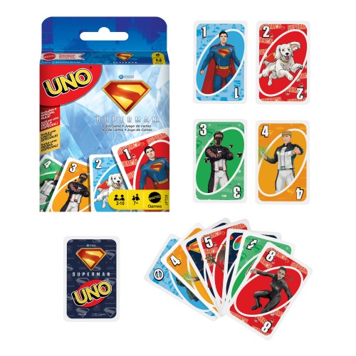 JUEGO DE CARTAS UNO SUPERMAN