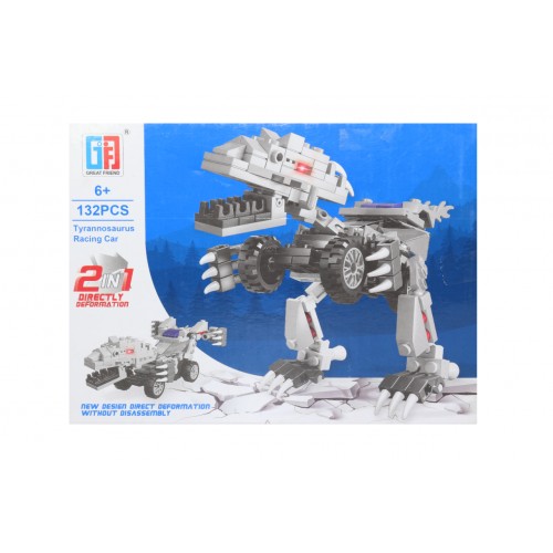 JUEGO DE BLOQUES TYRANOSAURUS RANCING 132 PIEZAS CAJA