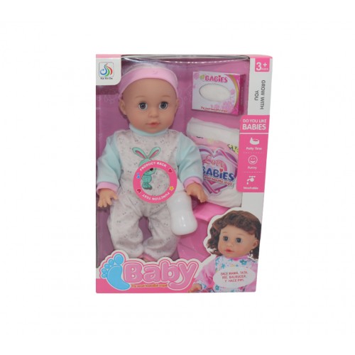 MUÑECO FUNNY BABY 4 SONIDOS CAJA