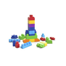 MEGA BLOKS BOLSA DE CONSTRUCCIÓN AZUL 60 PIEZAS