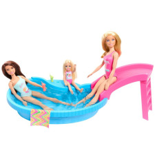 BARBIE PISCINA CON MUÑECA