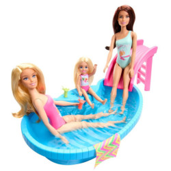 BARBIE PISCINA CON MUÑECA