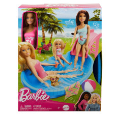 BARBIE PISCINA CON MUÑECA
