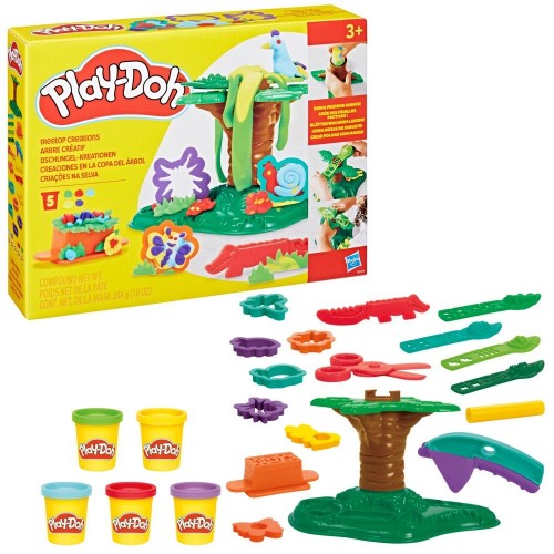 PLAY-DOH CREACIONES EN LA COPA DEL ÁRBOL