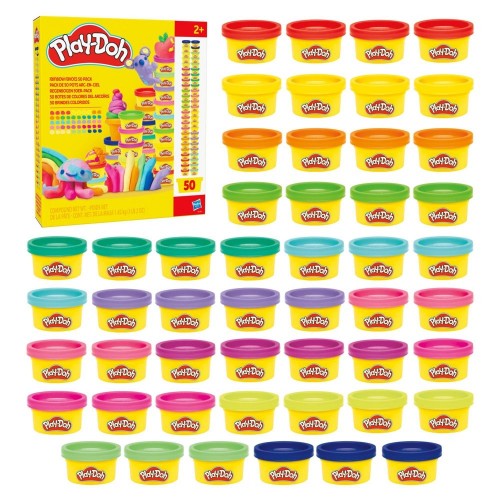 PLAY-DOH 50 PACK COLORES DEL ARCOÍRIS