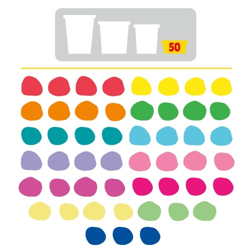 PLAY-DOH 50 PACK COLORES DEL ARCOÍRIS