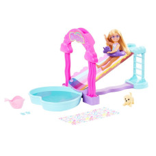 MUÑECA BARBIE CHELSEA RESBALADILLA DE AGUA